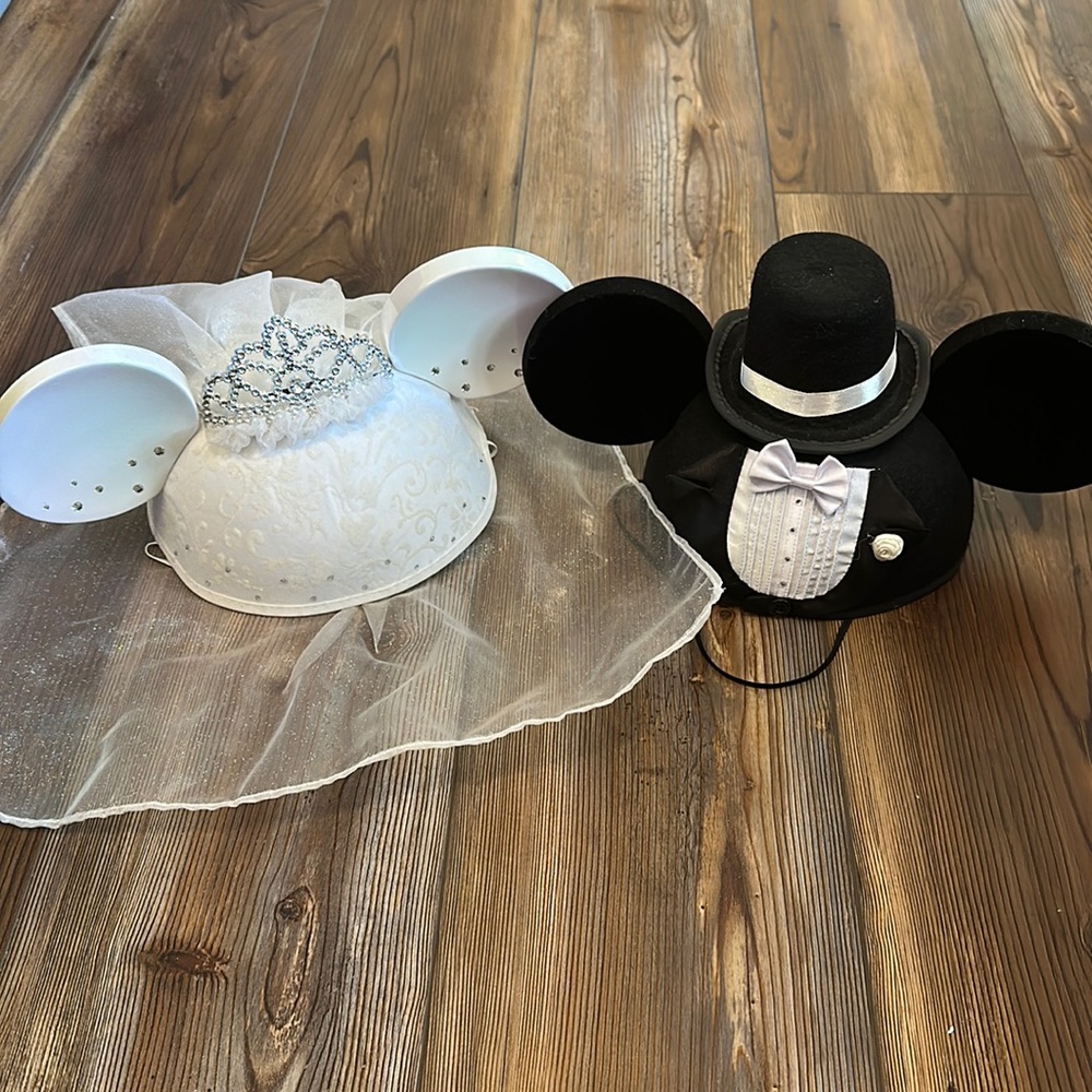 Set of bridal Mickey Ears